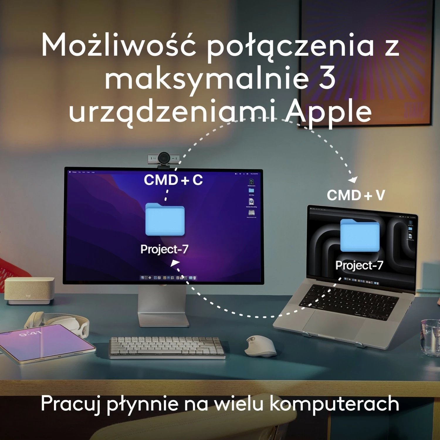 Maus Logitech MX Anywhere 3S për Mac, Grafit