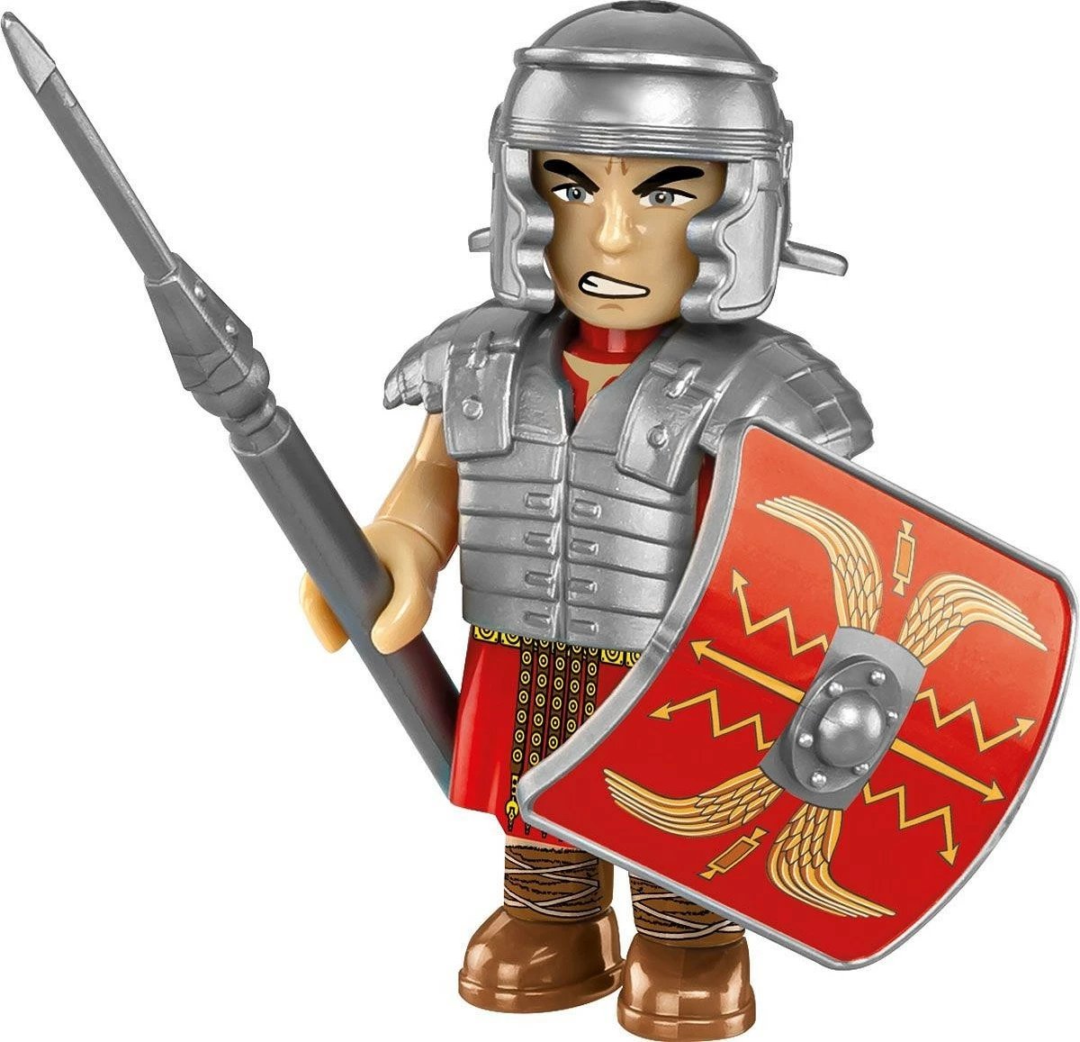 Set lodrash ndërtimi Cobi Klocki Imperium Romanum Blocks Katapult Onager, 173 blloqe, me figurë legjionari
