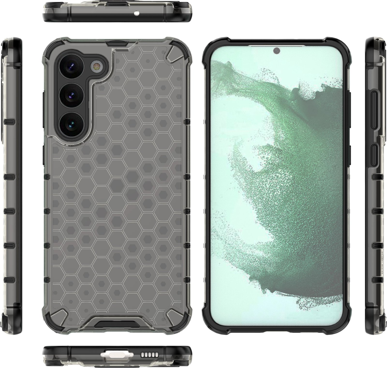 Mbështjellës Hurtel Honeycomb për Samsung Galaxy S23+, i blinduar, Blu Mbështjellës Hurtel Honeycomb për Samsung Galaxy S23+, i blinduar, Blu