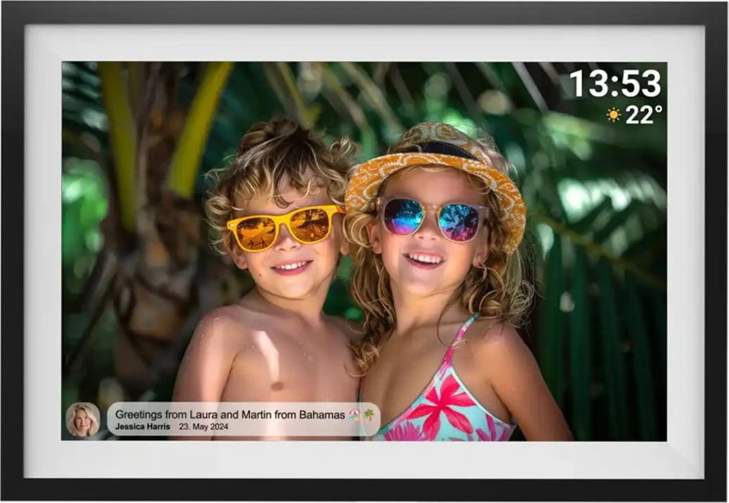 Kornizë digjitale Denver Frameo PFF-1016, 10.1", 16 GB, Ekran me prekje, e zezë