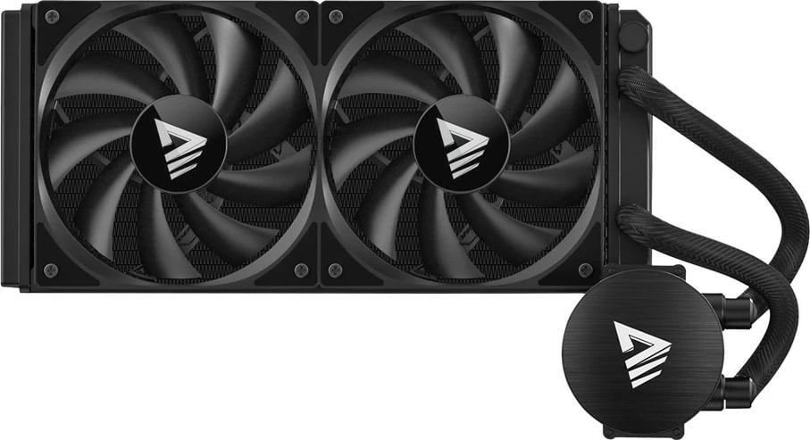 Ftohje me ujë për CPU, Savio NOX 240 mm, 2x120 mm PWM, TDP 250 W, pa ndriçim