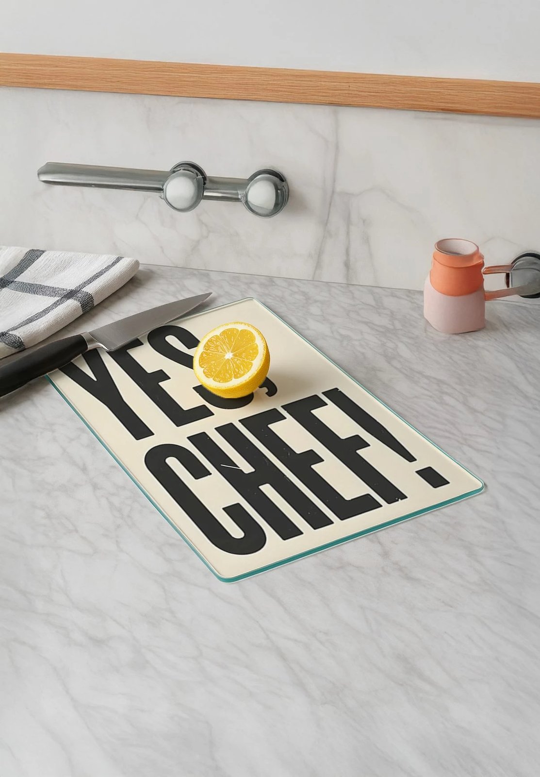 Dërrasë prerëse prej xhami të temperuar, shumëngjyrëshe, 30x40cm, Kes-00055 Dërrasë prerëse prej xhami të temperuar, shumëngjyrëshe, 30x40cm, Kes-00055