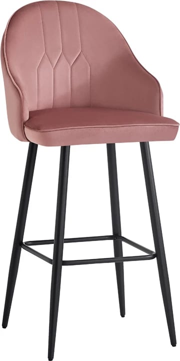 Karrige për bar Velva, ngjyrë mollë e kalbur, 49x63x113cm