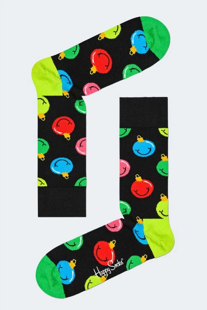 Çorape Happy Socks, femra, të zeza