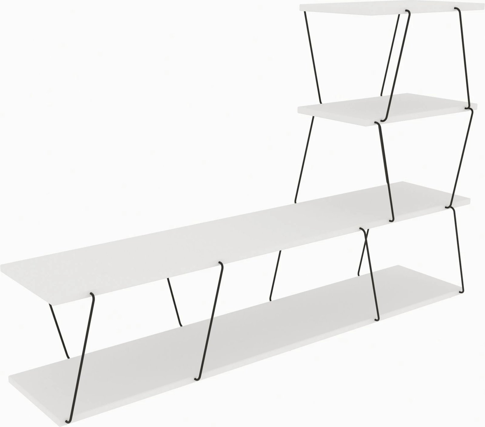 Set mobiljesh për dhomë dite Hanah Home, Basak, bardhë