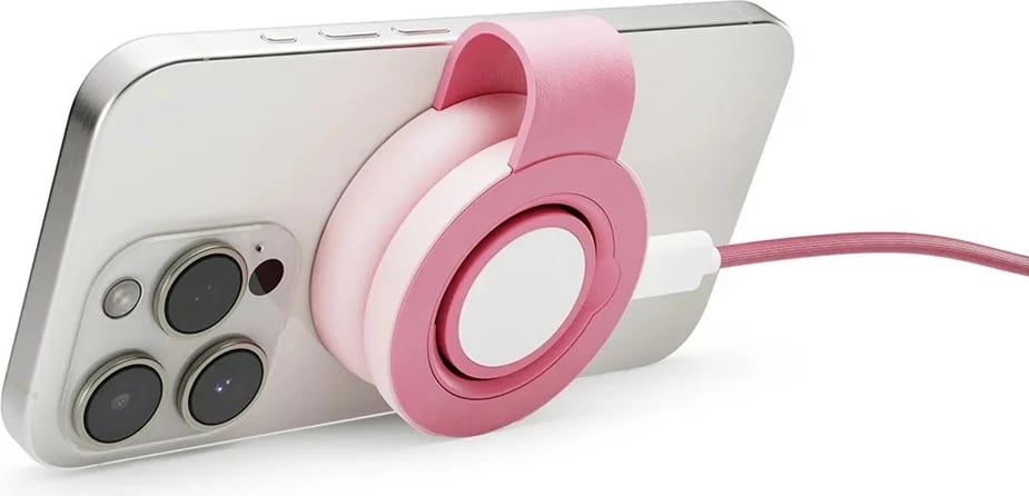 Karikues portabël Twelve South ButterFly SE, për Apple, USB Type-C, rozë
