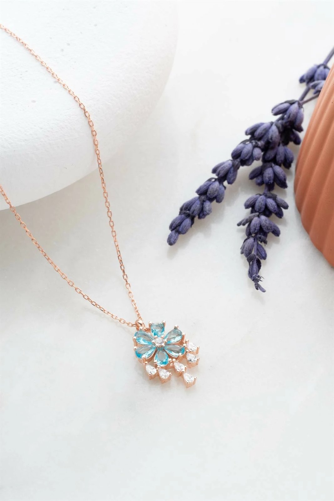 Qafore argjendi Jumeon, ngjyrë rozë ari, NRZ999043