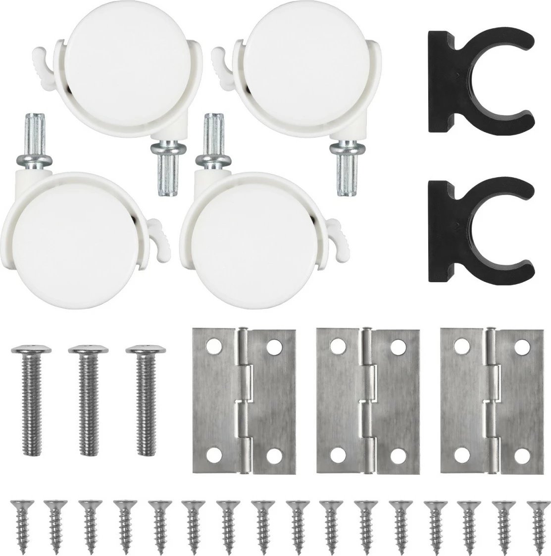 Tavolinë pune palosëse me rrota, Maclean, MC-1250 W, 100x50 cm, lartësi 75 cm, ngarkesë 50 kg, e bardhë