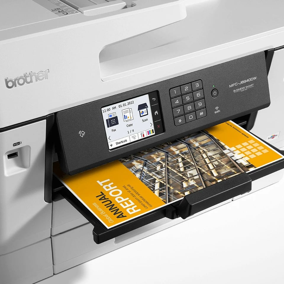 Printer multifunksional Brother MFC-J6940DW, inkjet, A3, Wi-Fi, gri/bardhë