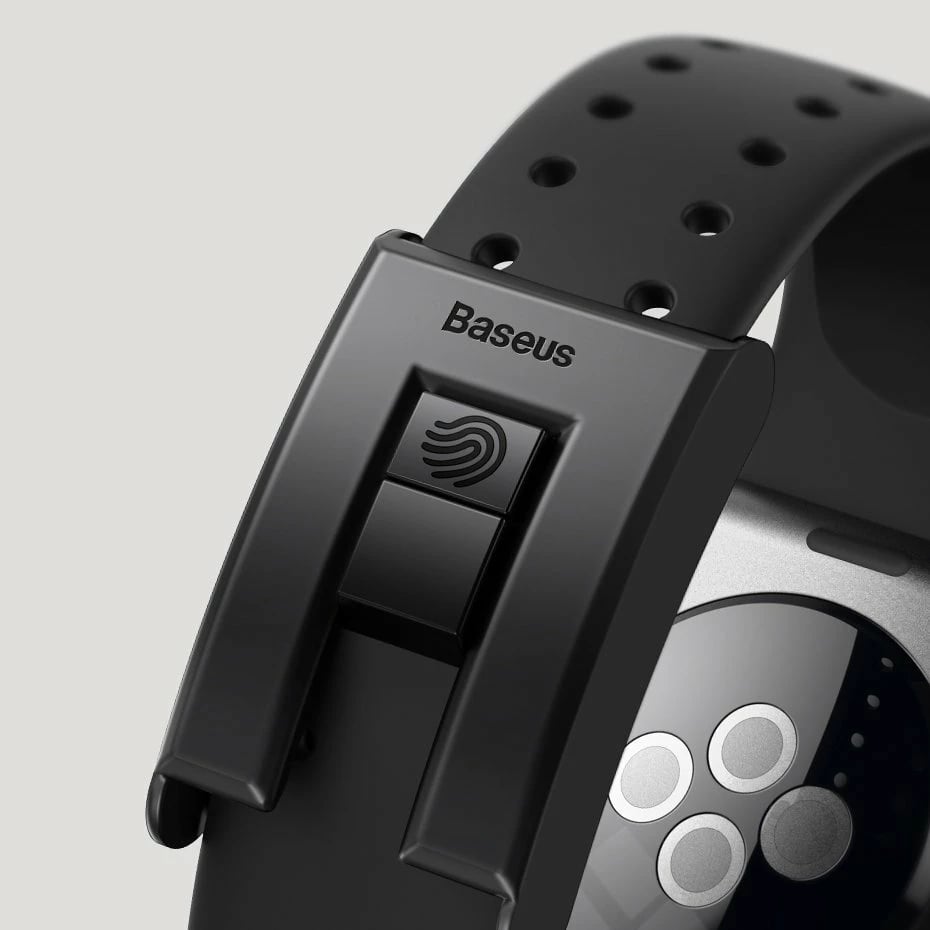 Rrip Baseus për Apple Watch Series 3/4/5/6/SE 38mm/40mm, i zi Rrip Baseus për Apple Watch Series 3/4/5/6/SE 38mm/40mm, i zi