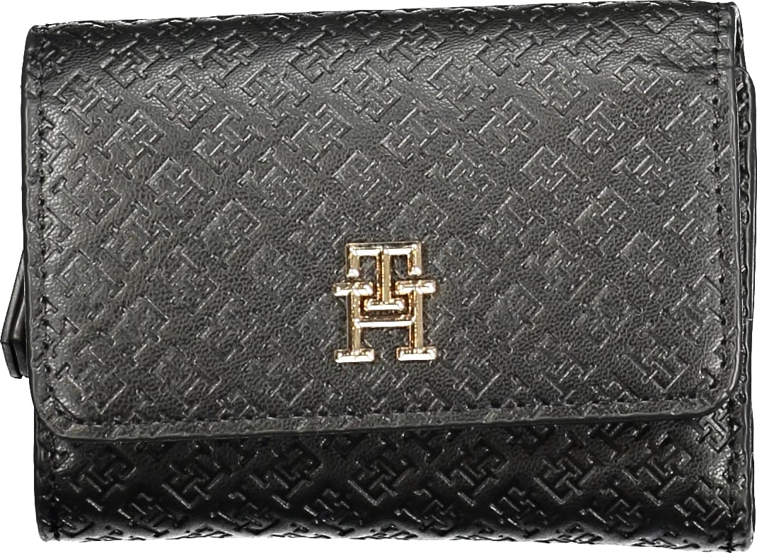 Portofol për femra TOMMY HILFIGER, i zi