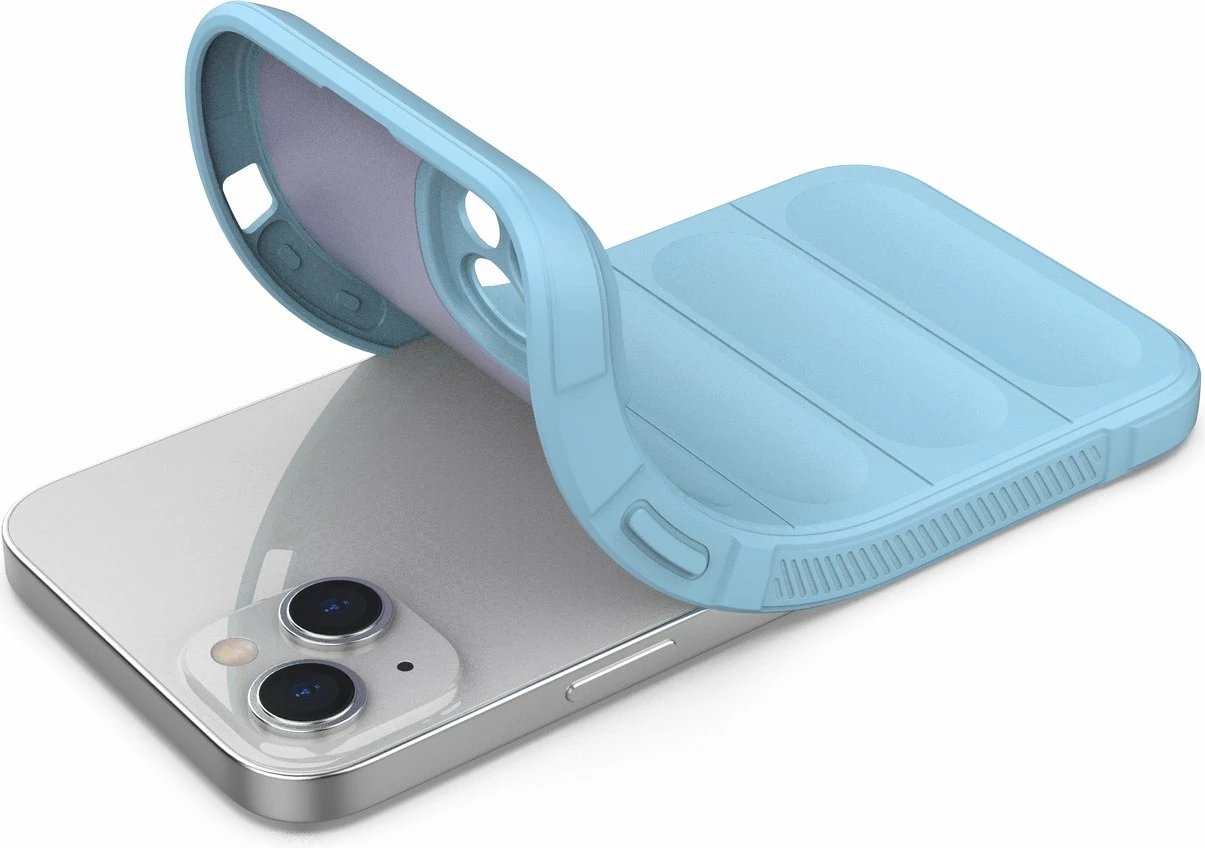 Mbështjellës Hurtel Magic Shield Case për iPhone 14 Plus, fleksibil, i blinduar, Blu e çelët Mbështjellës Hurtel Magic Shield Case për iPhone 14 Plus, fleksibil, i blinduar, Blu e çelët