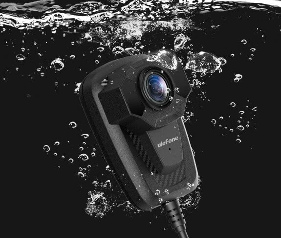 Kamerë trupore Ulefone UF-NV me vizion nate, 2 MP, Full HD, IP66, e zezë, me kabllo USB 2m