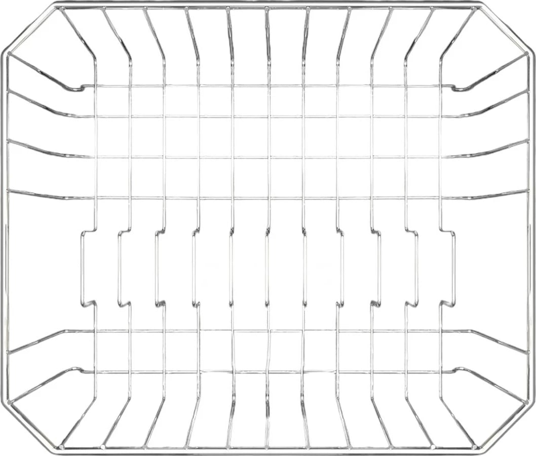 Rrafte për enë, metalik, krom, Hermia SM013-C, 34.5x33.5x11cm (2 copë)
