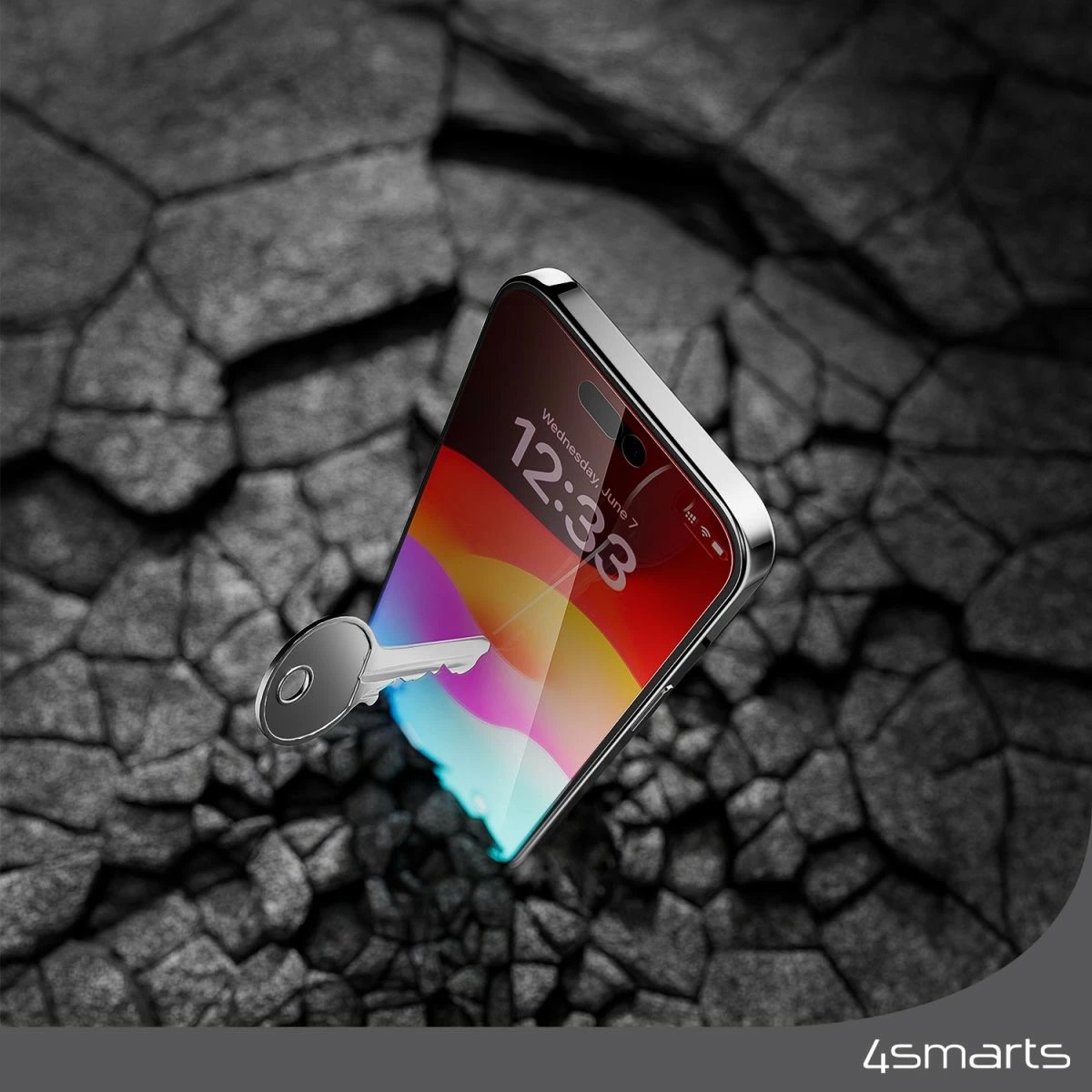 Mbështjellës ekrani 4smarts 540599, Apple, iPhone 15 Plus, Transparent