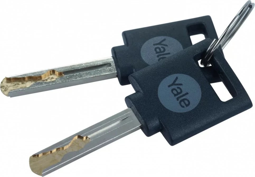 Dry U-Lock për biçikletë YALE HOME YUL0/18/192/2, Çelik, i zi