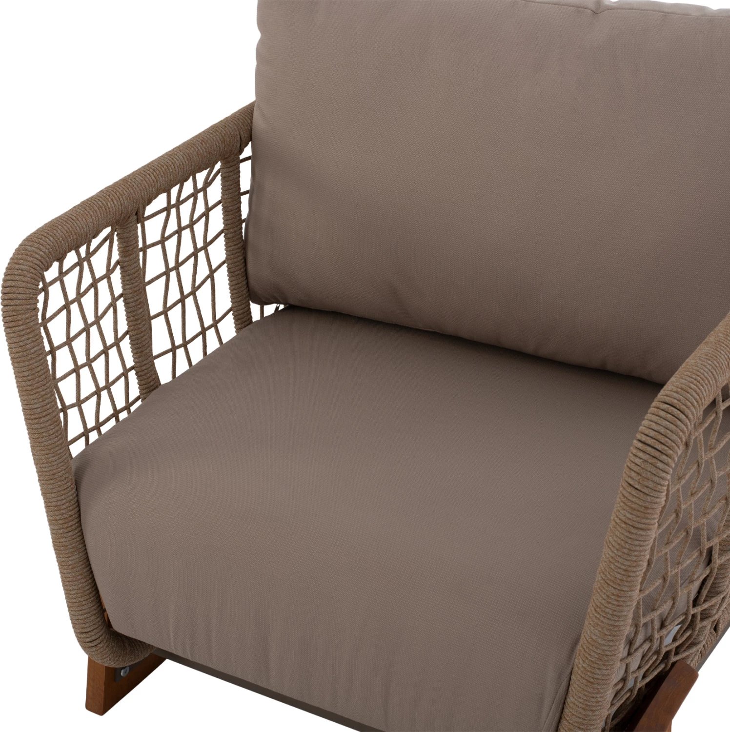 Set për jashtë OXFORD 4 copë IROKO litar xham i temperuar FH5884.01