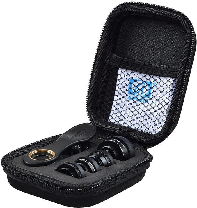 Set lentash për celular Apexel APL-DG5H 5-në-1, e zezë