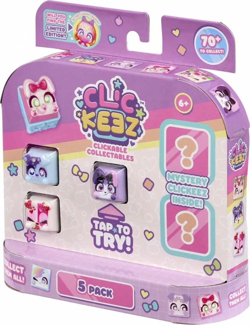 Tasta koleksionuese për tastierë, Goliath Clickeez 934110, 5 copë, rozë dekorative, set