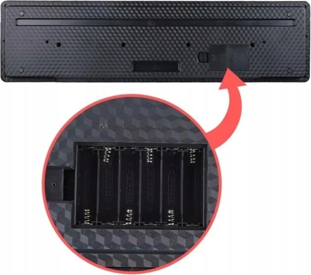 Tastierë SUPRIMO 6109L me mikrofon, 61 taste, për fëmijë, e zezë