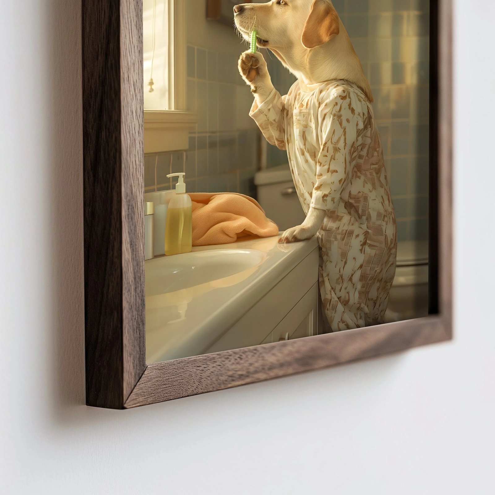 Pikturë dekorative me kornizë MDF, Wallity, HUM062, shumëngjyrëshe, 50x70x3.5cm