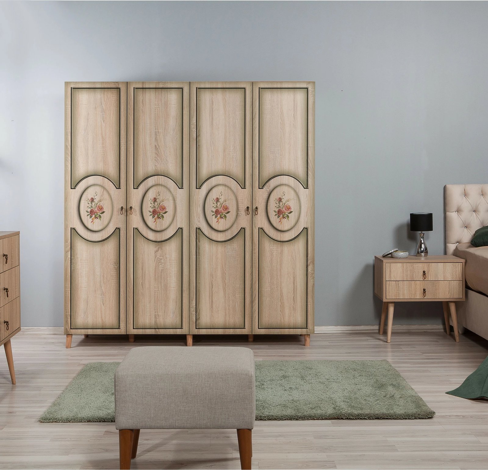 Dollap Skye Decor, ngjyrë lisi Sonoma, İmaj-421