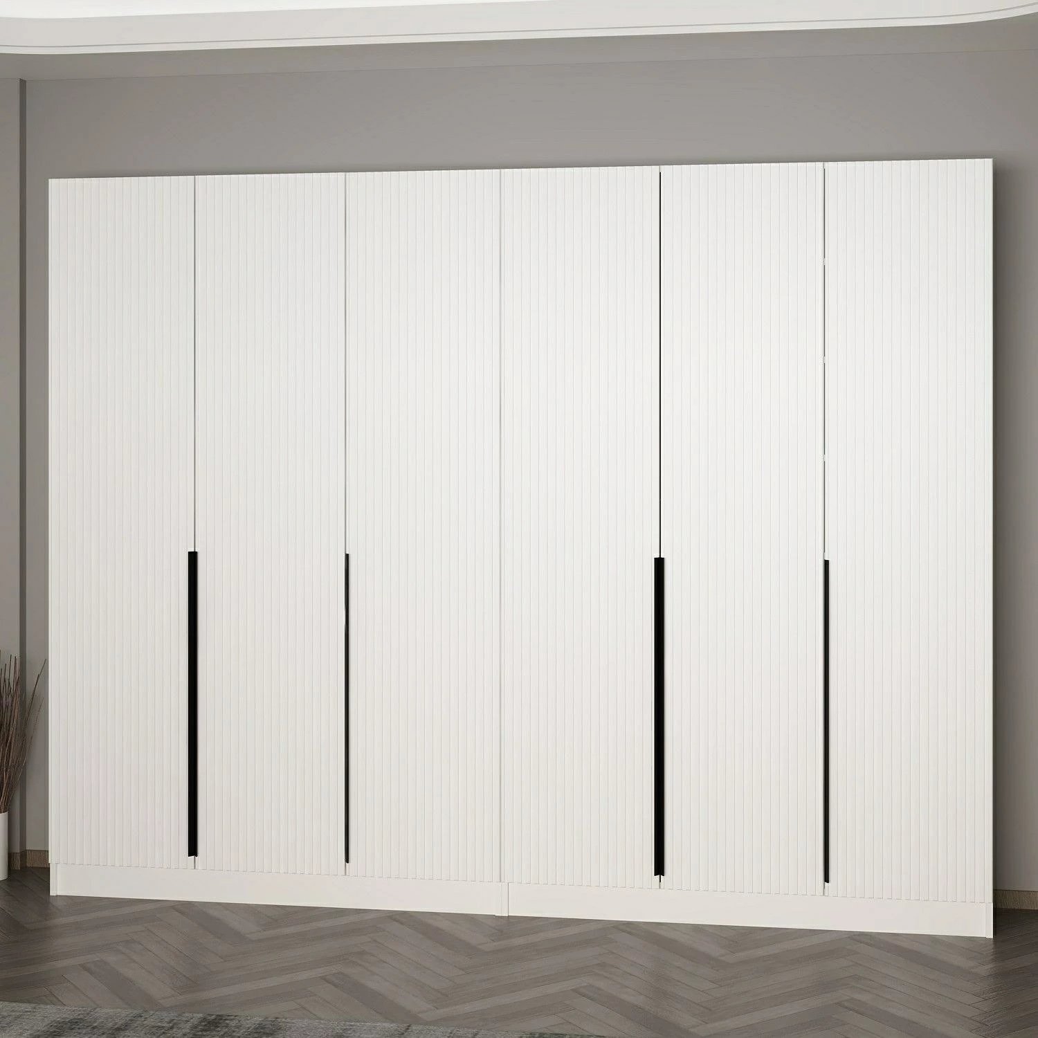 Stendë korridori, e bardhë, Skye Decor Noah, 270x210x35cm, set prej 6 pjesësh