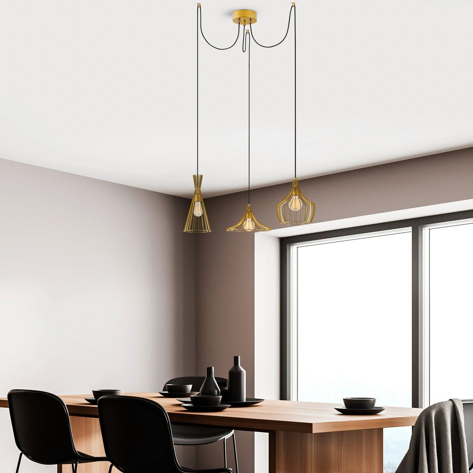 Llambë tavani Opviq, Mezopotamya, ngjyrë ari, N-1293