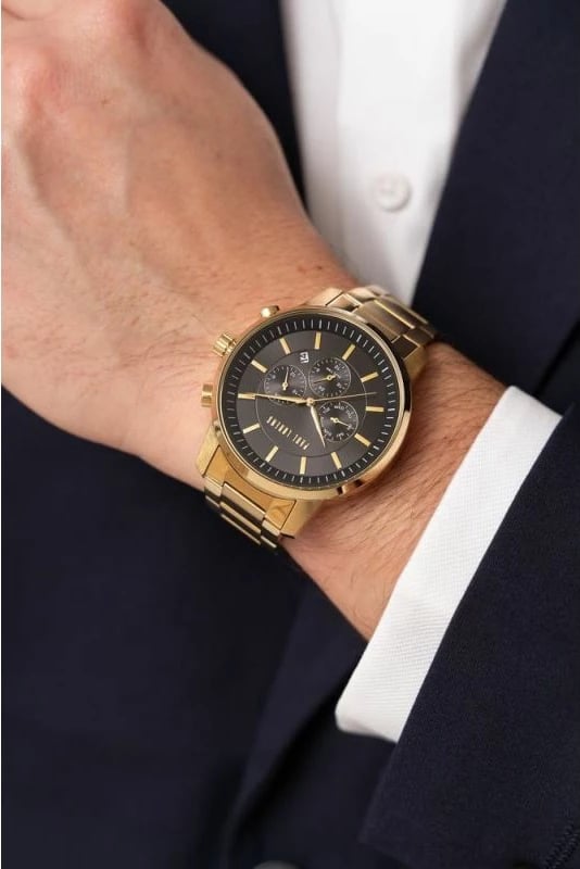 Orë dore për meshkuj Paul Lorens, e zezë