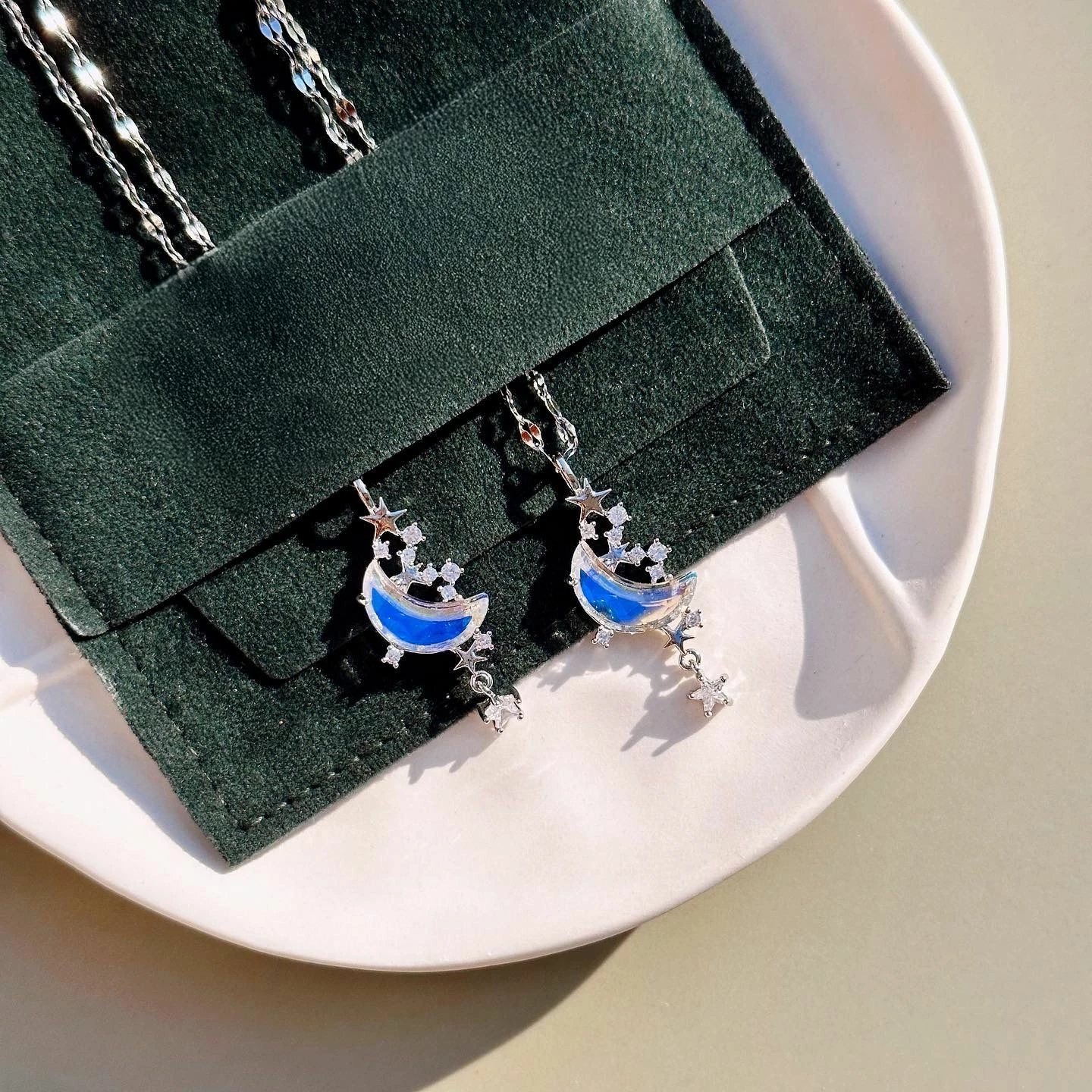 Varëse çeliku Jumeon, motiv planeti, argjend dhe kaltër e errët