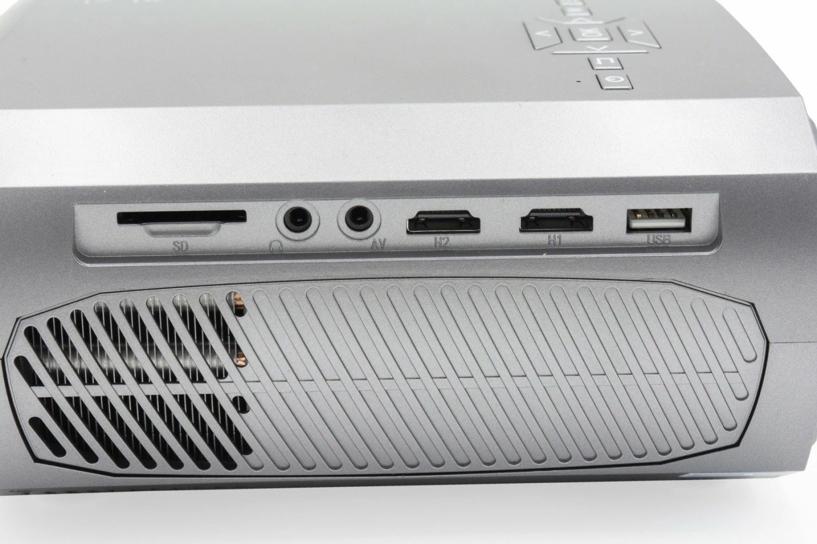 Projektor Technaxx TX-177 Full HD 1080p me altoparlant 3W, HDMI/USB/VGA/SD/aux, Gri