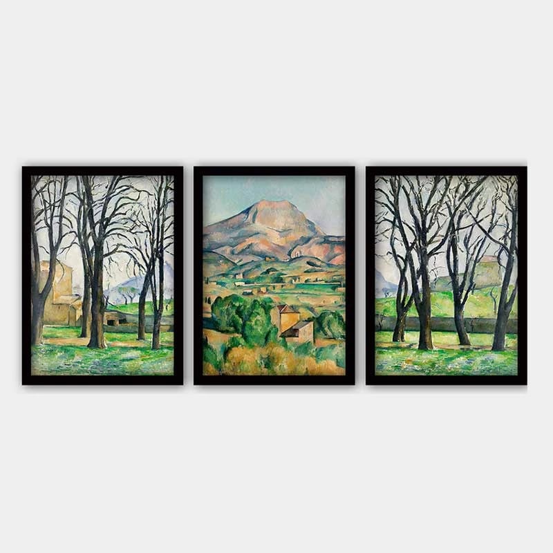 Pikturë dekorative me kornizë (3 copë), Wallity, 3SC_UN383108 _3545