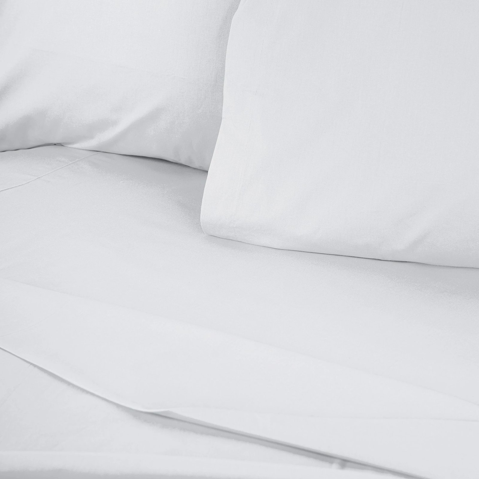 Çarçaf i vogël i shtratit, ranforce, i bardhë, L'essentiel