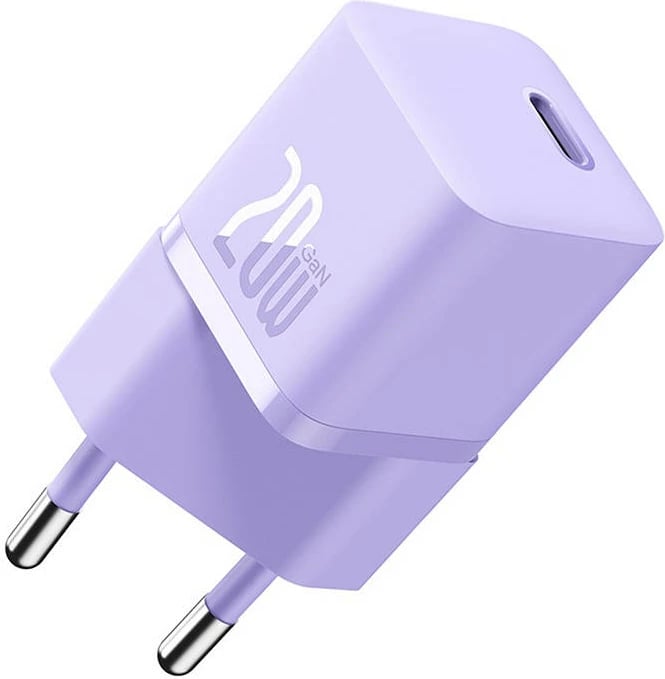 Karikues muri mini Baseus GaN5, 20W, Type-C, vjollcë