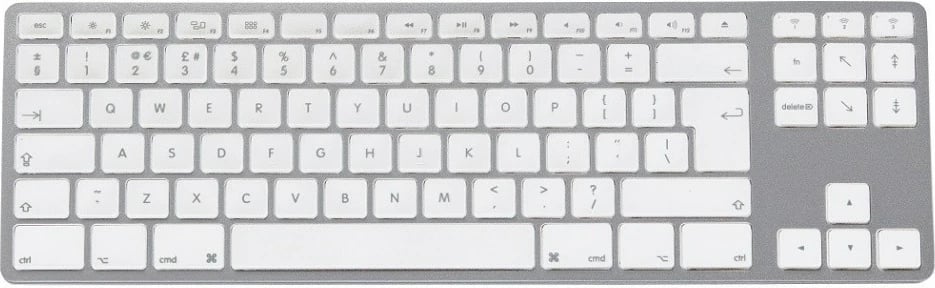 Tastierë wireless Matias FK408BT, tenkeyless, Bluetooth, për Mac/iOS/Windows, Argjend