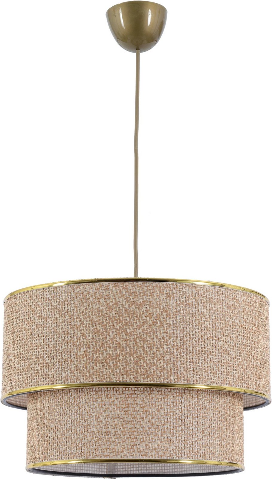 Llambë tavani Opviq, Coral Wicker, ecru dhe kafe Llambë tavani Opviq, Coral Wicker, ecru dhe kafe