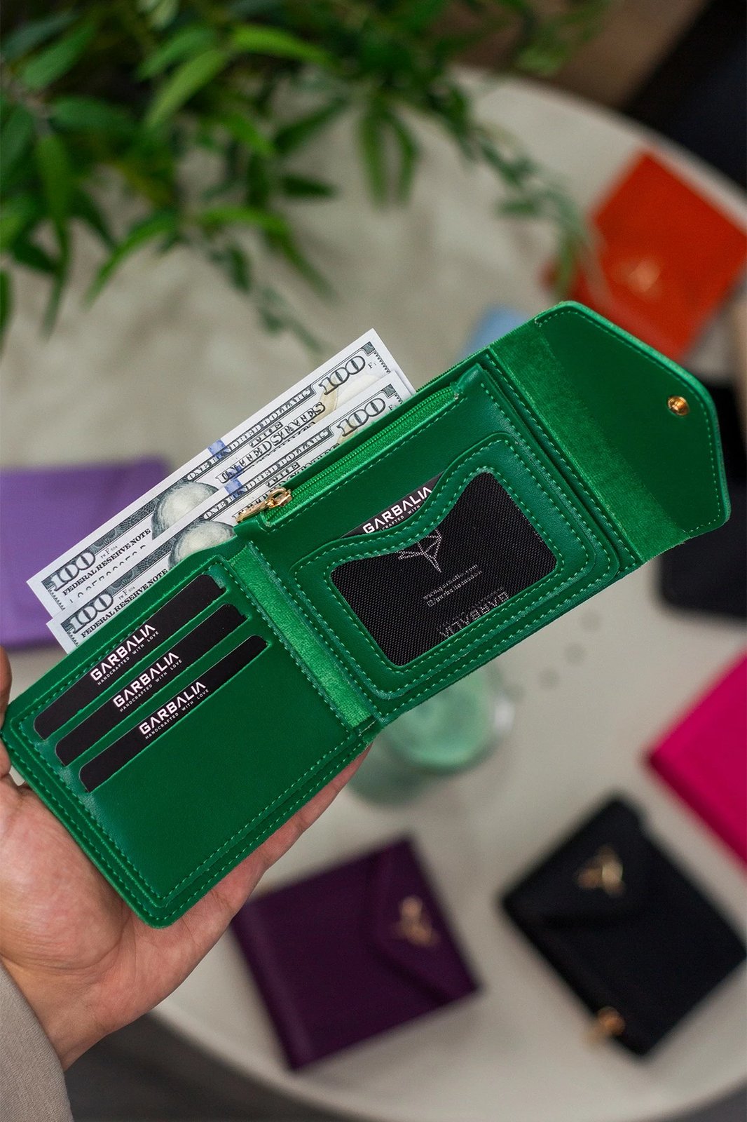 Portofol për gra, ngjyrë e gjelbër, Zoozie Bags, Peru