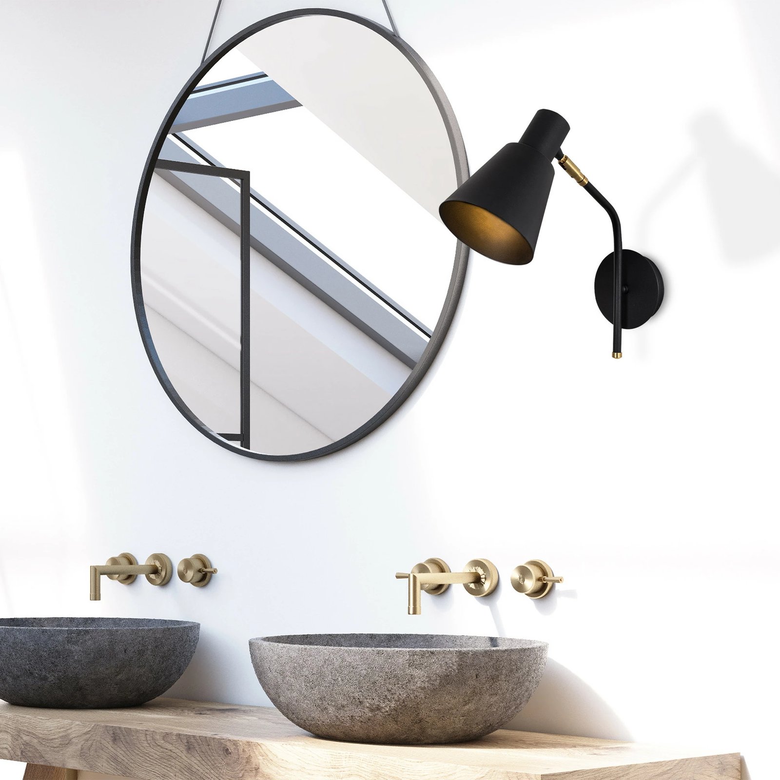 Llambë muri Opviq, Sivani - MR-664, e zezë dhe e artë