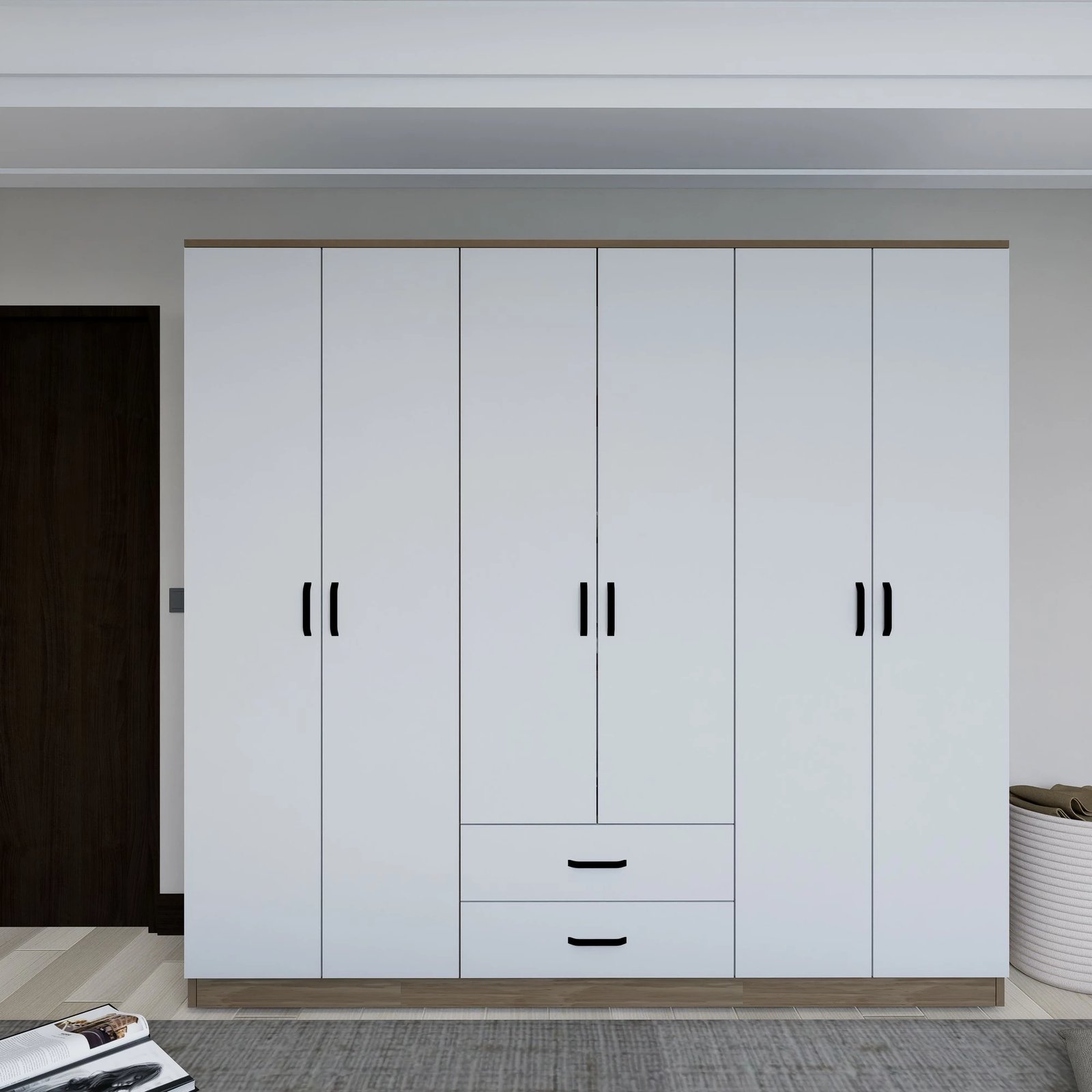 Dollap Skye Decor, ngjyrë arrë e çelët, Yaman 1600-64