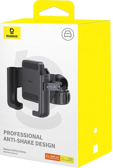 Mbajtëse telefoni Baseus GoTrip C40572301111-00 për biçikletë/trotinet, e zezë
