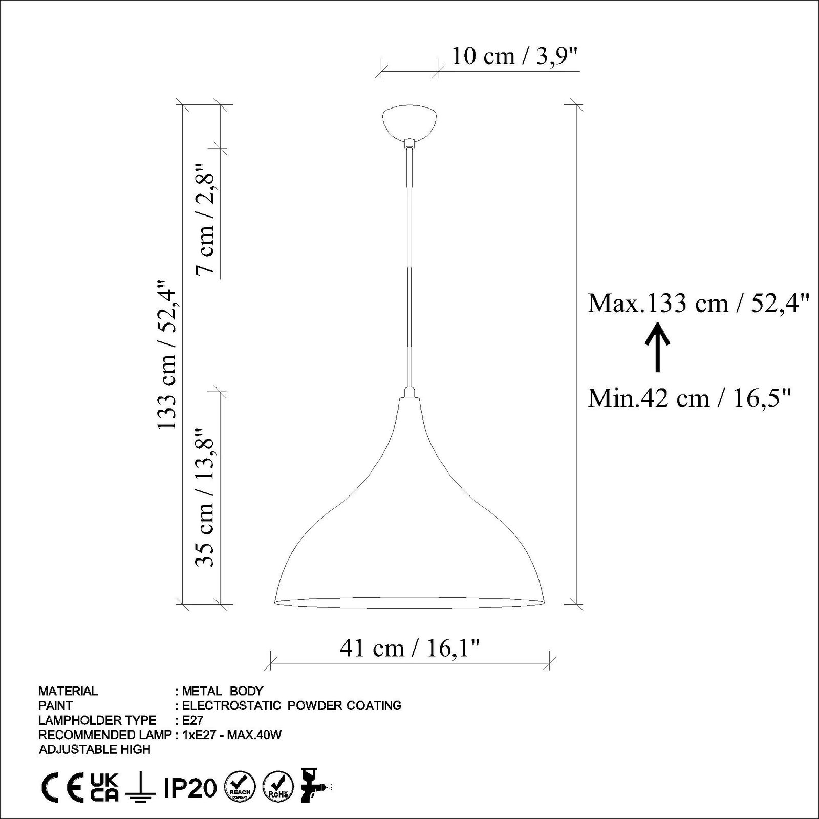 Llambë tavani Opviq, BITLISIM-N-1390-RETRO, ngjyrë antike Llambë tavani Opviq, BITLISIM-N-1390-RETRO, ngjyrë antike