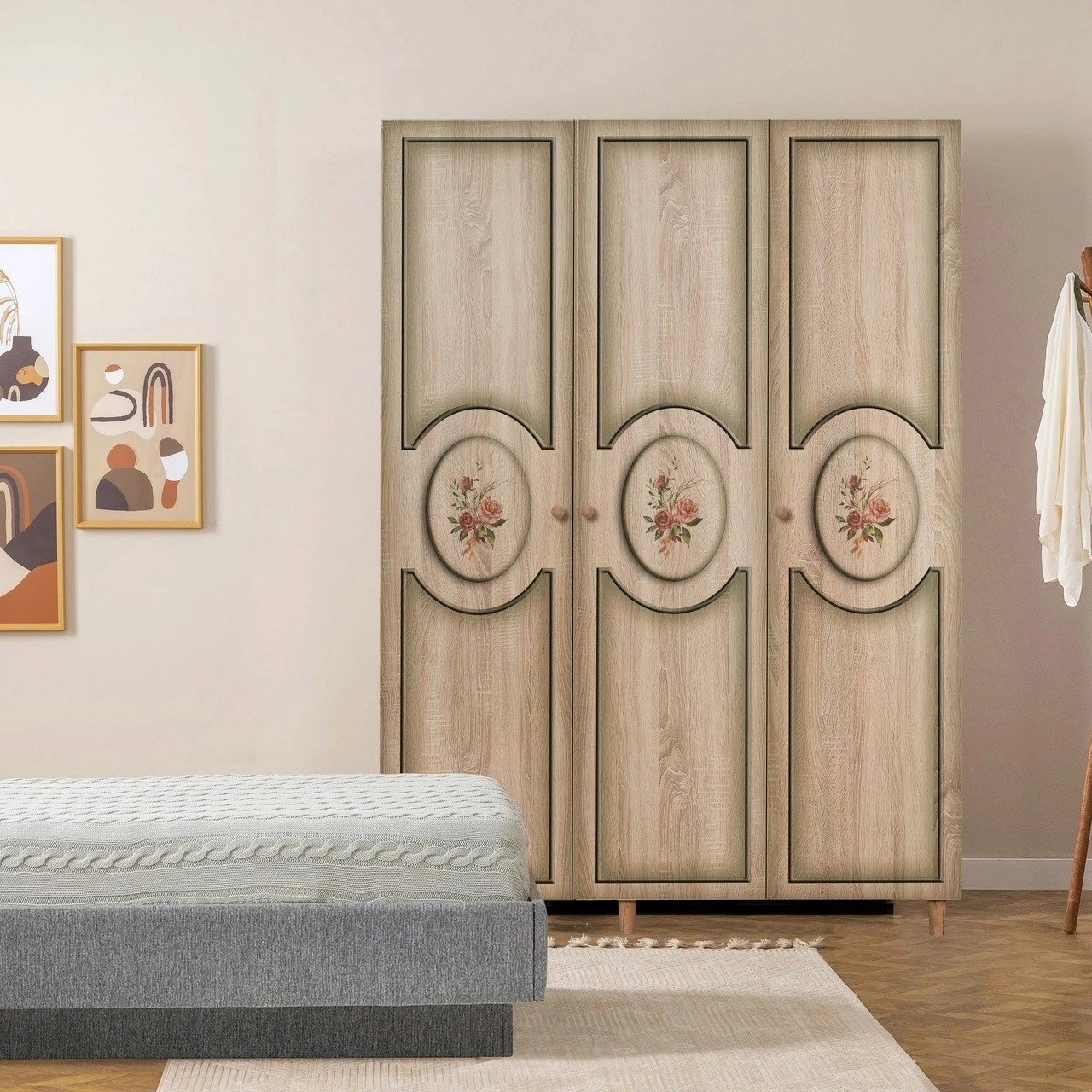 Dollap Hanah Home, Mode-421, ngjyrë sonoma oak