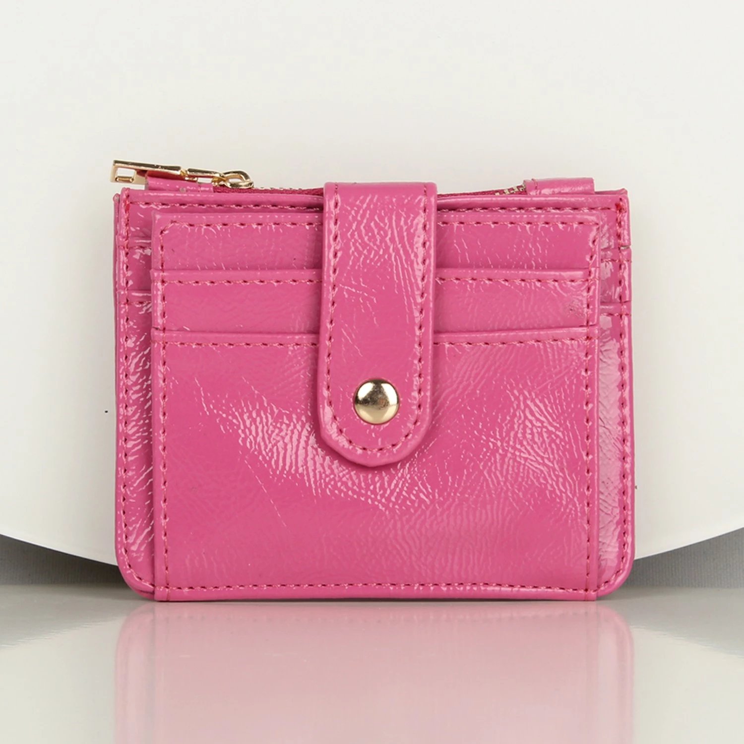 Portofol lëkure, ngjyrë rozë, Zoozie Bags, 1265