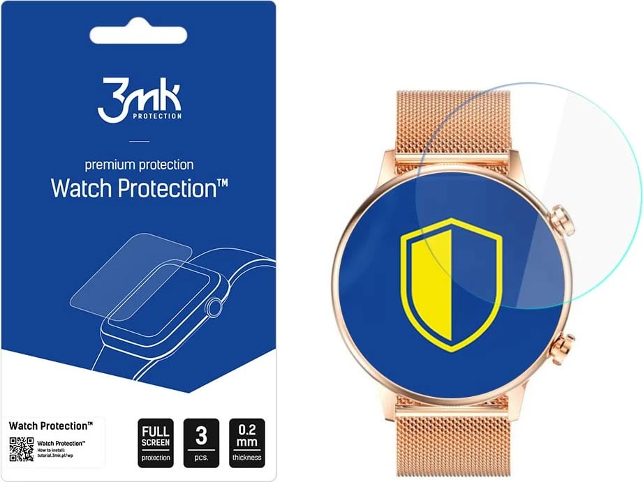 Film mbrojtës për orë të mençur 3mk Protection Watch Protection ARC, për Manta Alexa Mini, 0.2 mm
