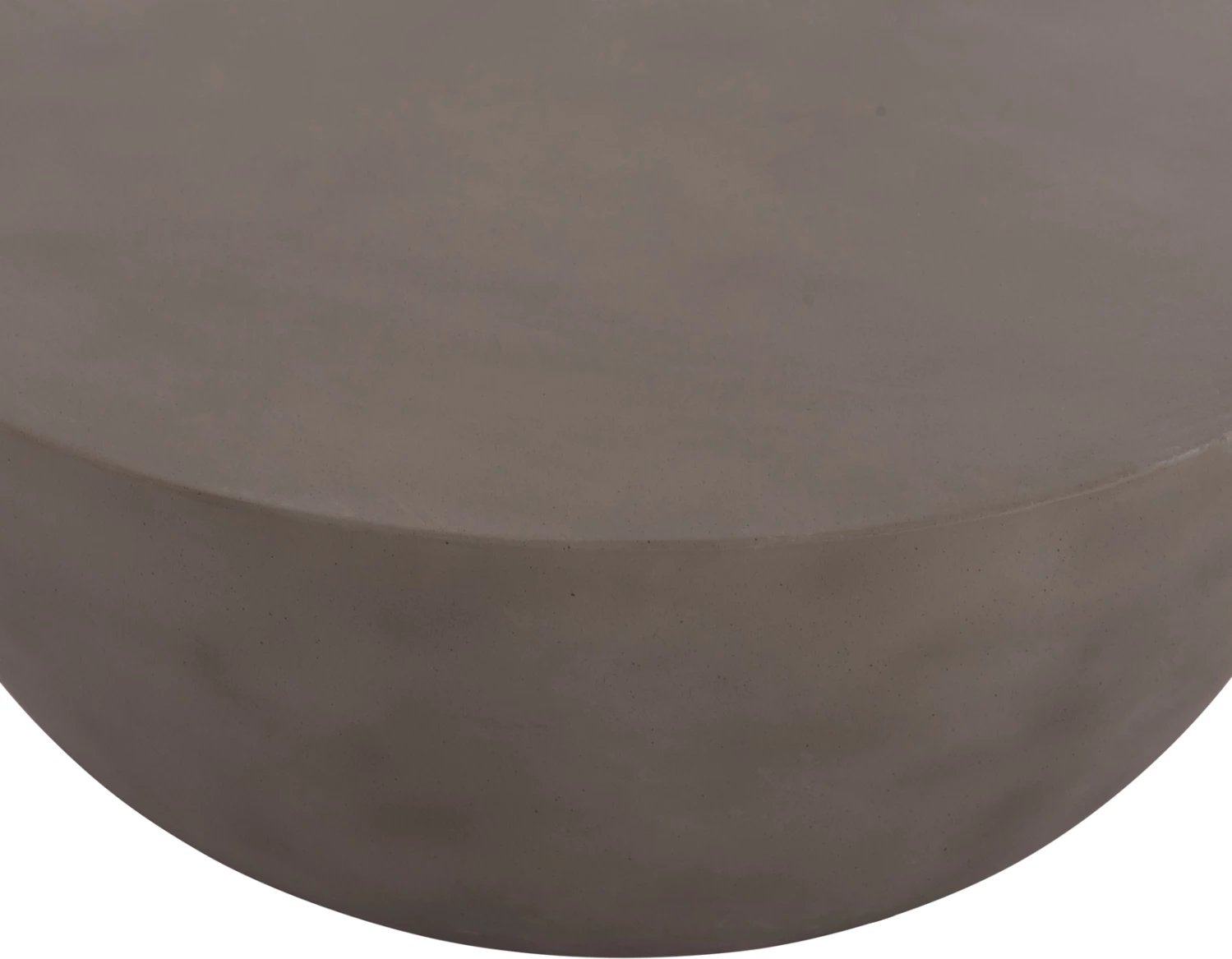 Tavolinë kafeje rrethore ALLAN, fibër-cement, gri, FH18162.03, Φ92x49Hcm