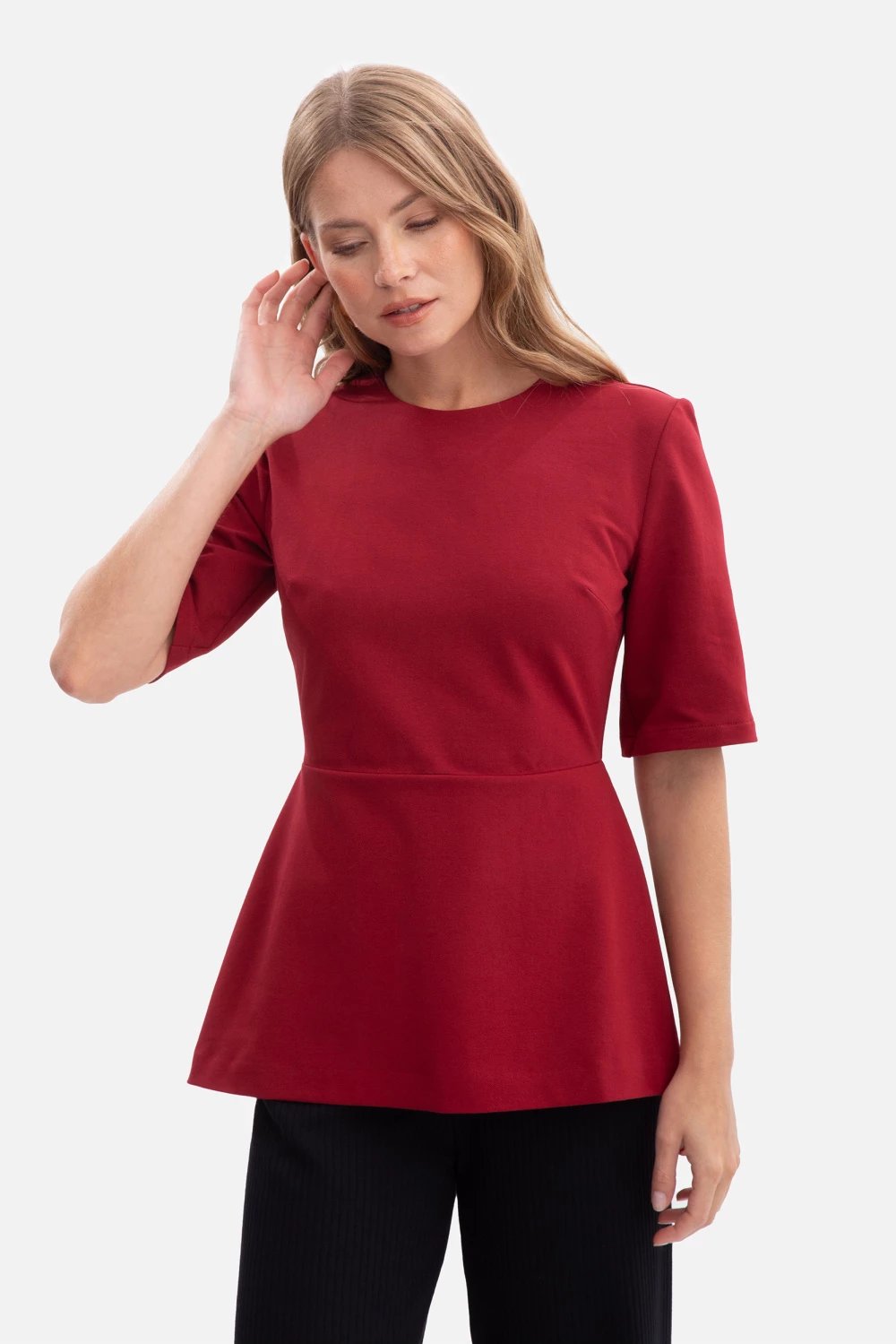 Bluzë për femra BeWear 218646, e kuqe