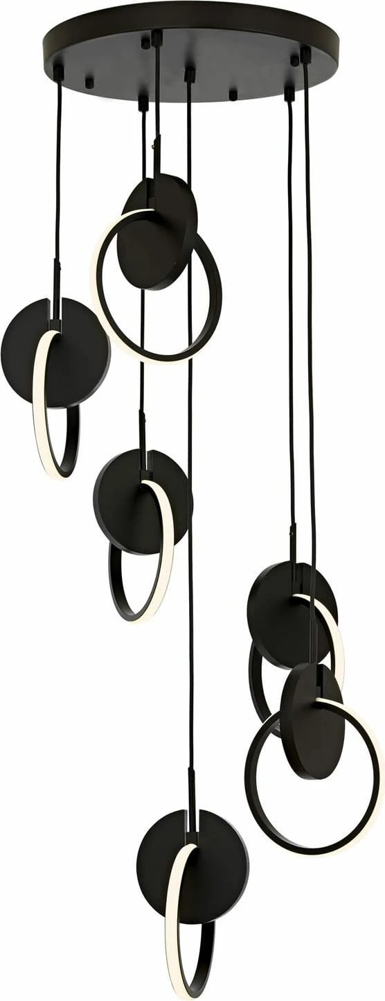 Llambë tavani Opviq, AV-1874-6T-BSY, e zezë dhe e bardhë