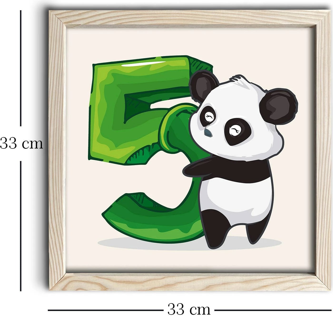 Pikturë dekorative me kornizë MDF, Wallity, 3333KCT-006, 33x33cm