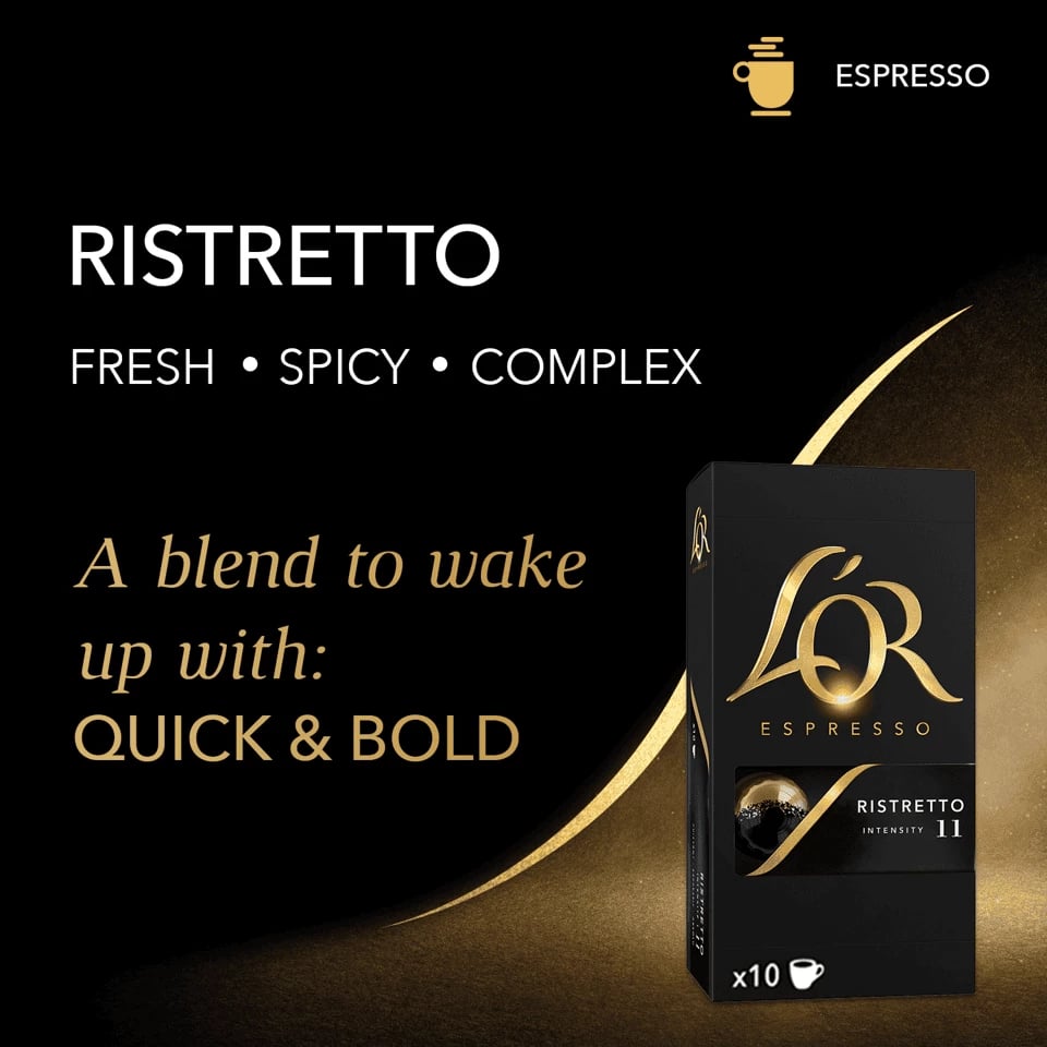 Kapsula Kafeje L'OR Ristretto, 10 copë
