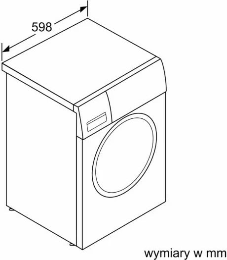 Lavatriqe Bosch WGE02201PL, 7 kg, e bardhë